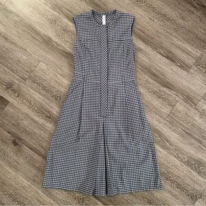 Tia Cibani azure button down dress